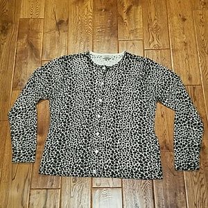 Leopard Print Yarnworks Cardigan